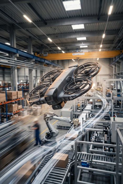 Foto Drona Inspectie – spatii interioare