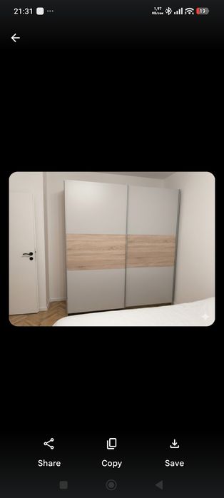 Два гардероба с плъзгащи се врати