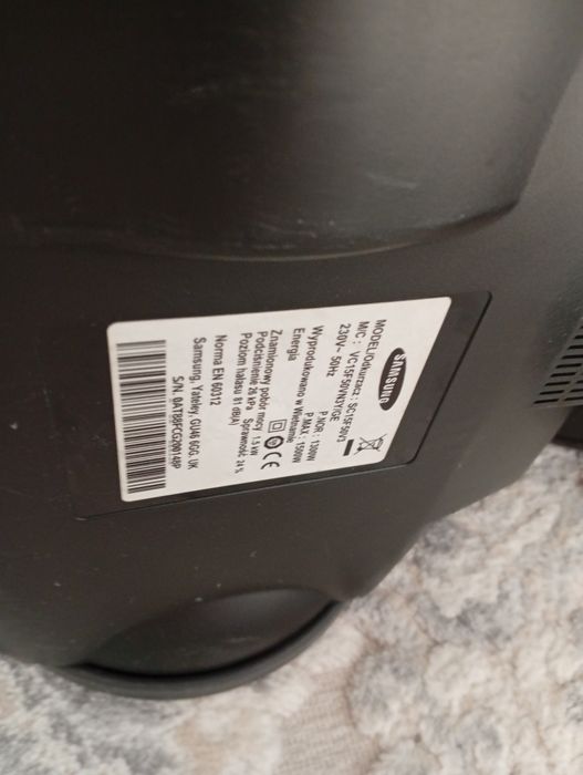 Aspirator Samsung SC15F50V3 1500W oferta – puternic, impecabil, fără perie