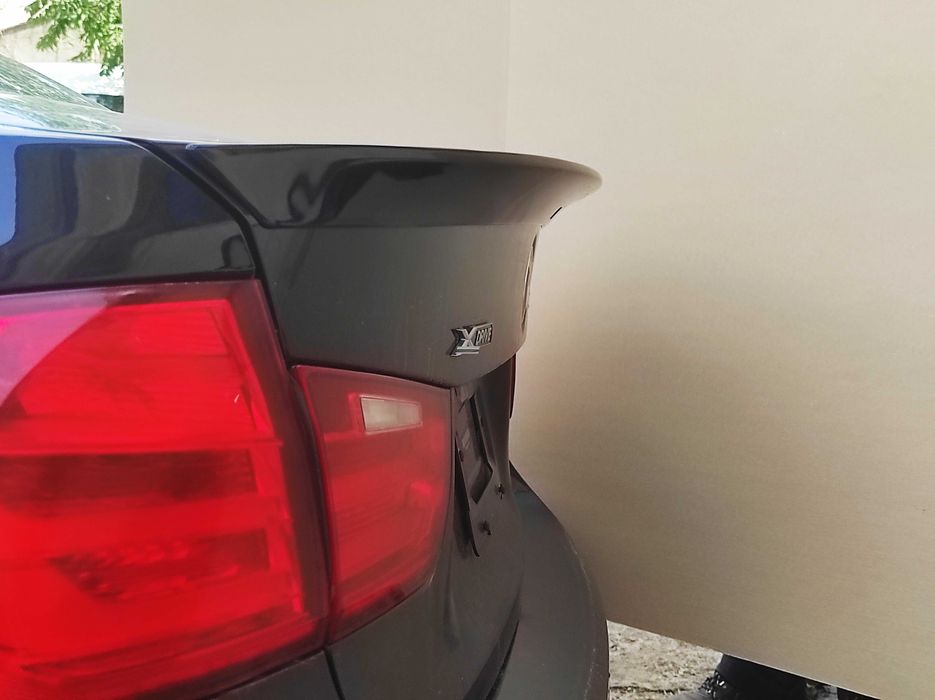 спойлер за заден капак (лип спойлер) BMW F30 / БМВ Ф30 - ЧЕРЕН ЛАК