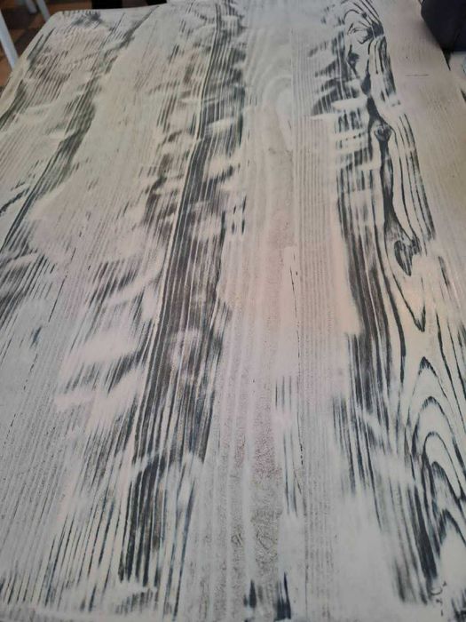 Гребен/фладер за дървесен ефект с тебеширена и друга боя