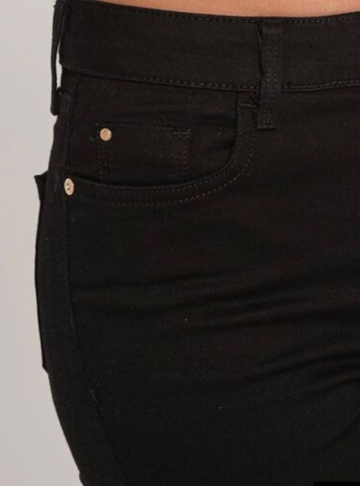 Blugi de dama River Island, bootcut, midwaist, 25-L32, negri - Noi