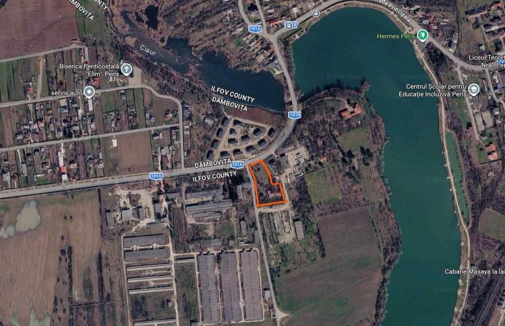 Teren 4.020 mp si constructie, intravilan, sat Peris, jud Ilfov