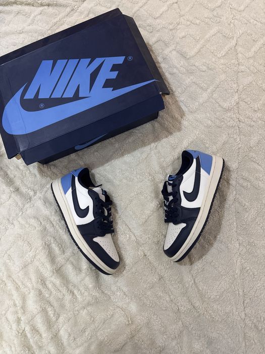 Air Jordan 1 Low Black White Blue