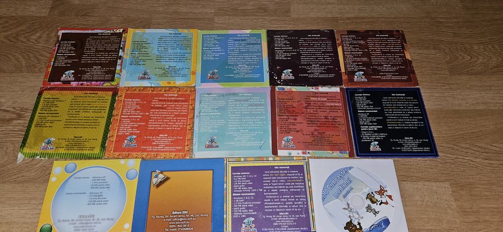 Lot 19 cd-uri educationale EDU (activitati , invatare)