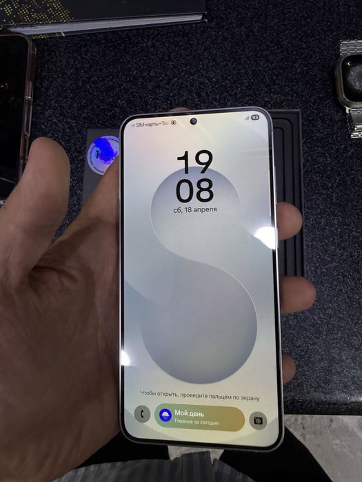 samsung s25+ pamit 12.256g holati ideal oqip tel qlila