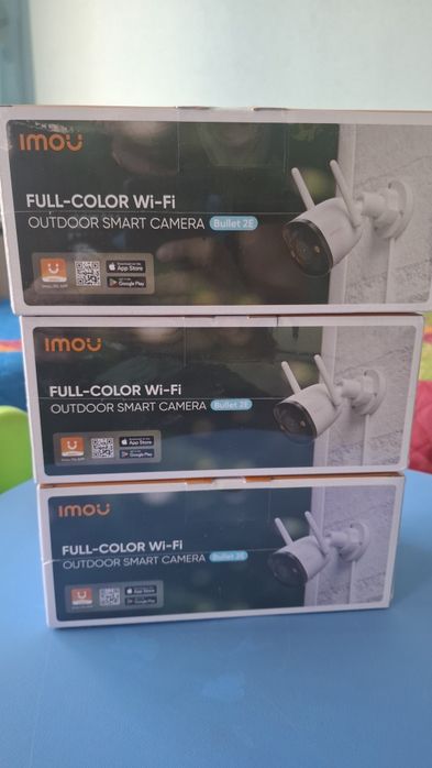 Imou Bullet 2E 5mp Помоция 3 камери