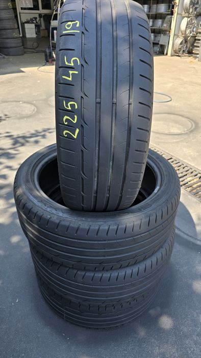 4 anvelope vară Dunlop 225/45/19