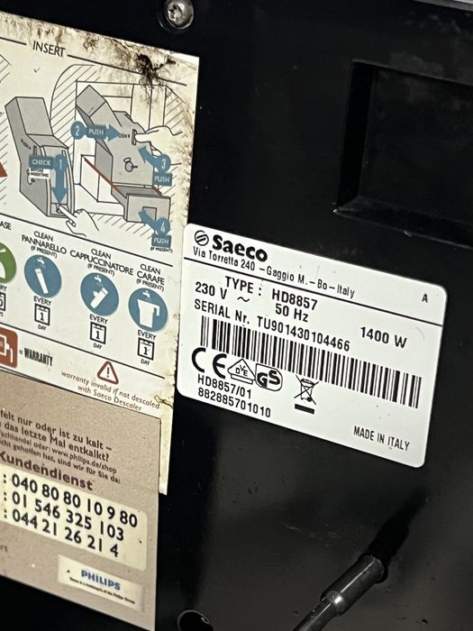 Кафемашина кафе автомат Saeco Exprelia evo с гаранция