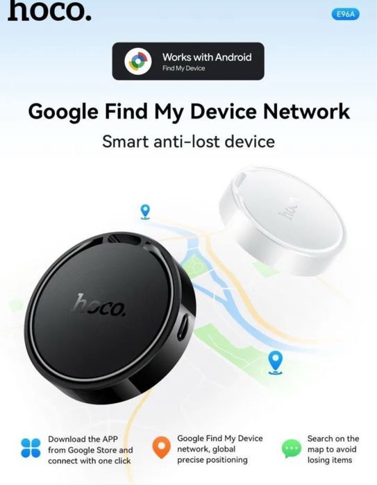 GPS Tracker Android, Hoco Smart GPS Locotor, ГПС Навигатор для Андроид