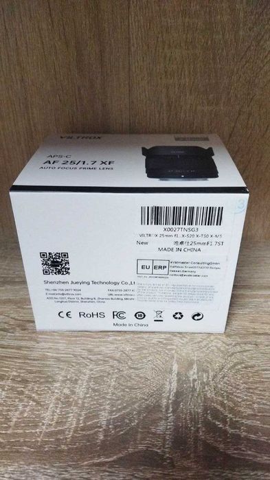 Viltrox - APS-C, AF25 mm f/1.7 XF/Fin X Amanet cod 114958