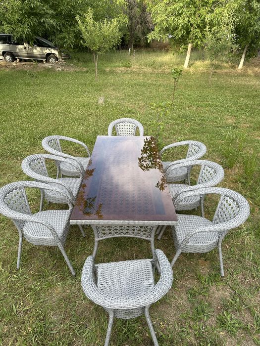 Rotang stol stul/ to'qima stol