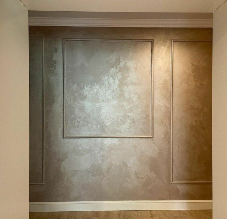 Ремонт стен! Отделка Фасад Отточенто покраска травертин мрамор отделка