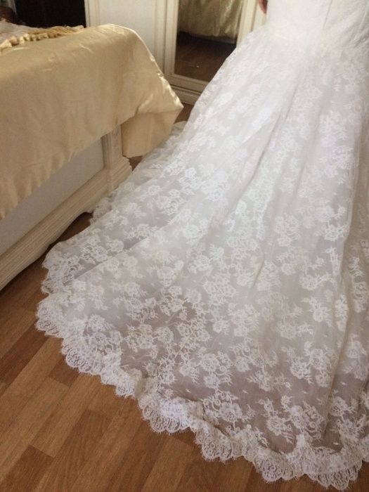 Нежное свадебное платье