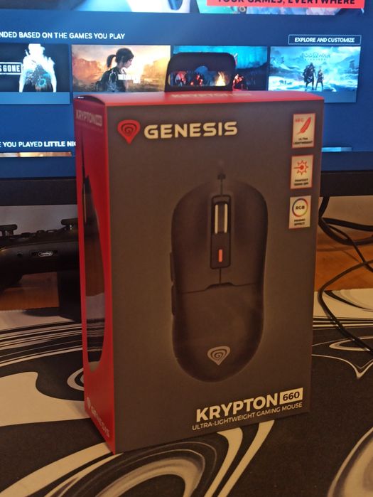 Mouse gaming Genesia Krypton 660