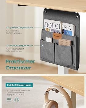 Електрическо бюро с регулируема височина 140х60 см, 4 функции за памет