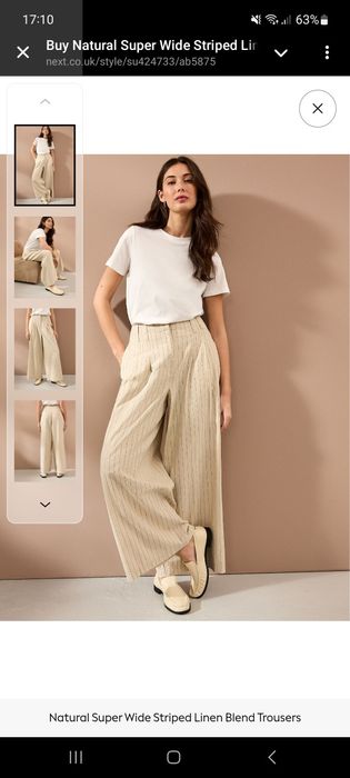 Женский Брюк лёнь