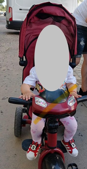 Tricicleta cu pozitie de somn
