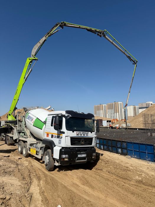 Готовый Бетон с достовка в Шымкент