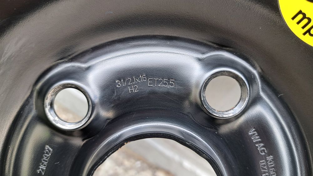 Патерица / резервна гума 16" 5х112 Фолксваген