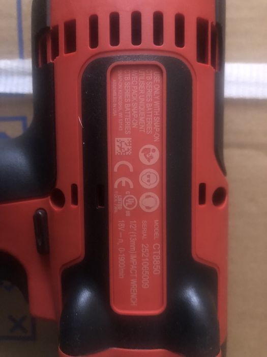 Snap on impact 1/2  Nou …………………….