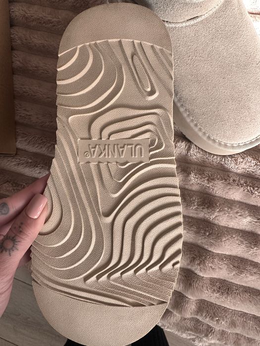 Ghete Ulanka piele Premium Noi cu talpa inalta tip UGG