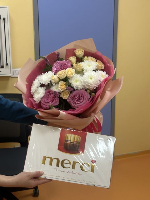 Цветы с мерси (большой)