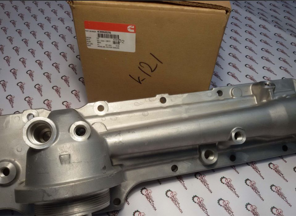 Теплообменник Головка фильтра Cummins Buhler