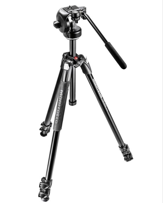 Trepied profesional Manfrotto - 290 Xtra | 128RC Fluid Head - Aluminiu