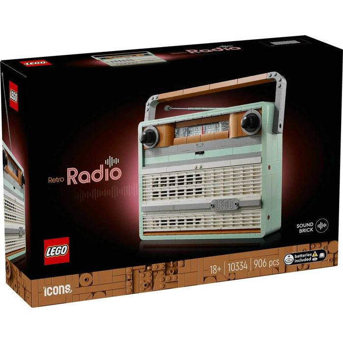 Lego Icons 10334 Retro Radio / Ретро радио