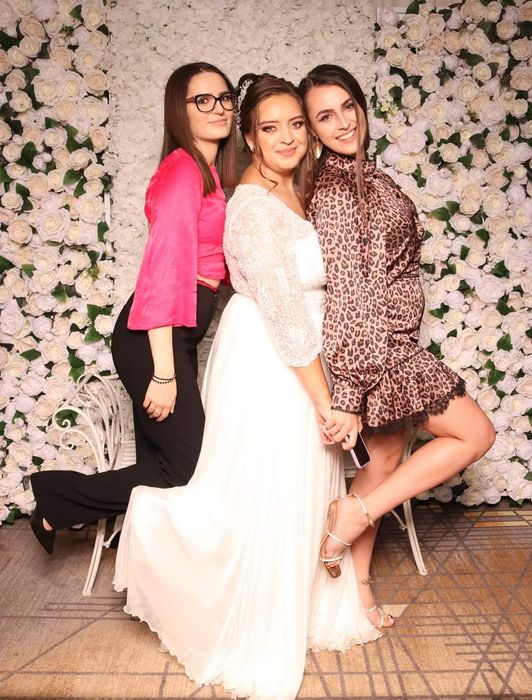 Oglinda foto magică, fum greu și artificii