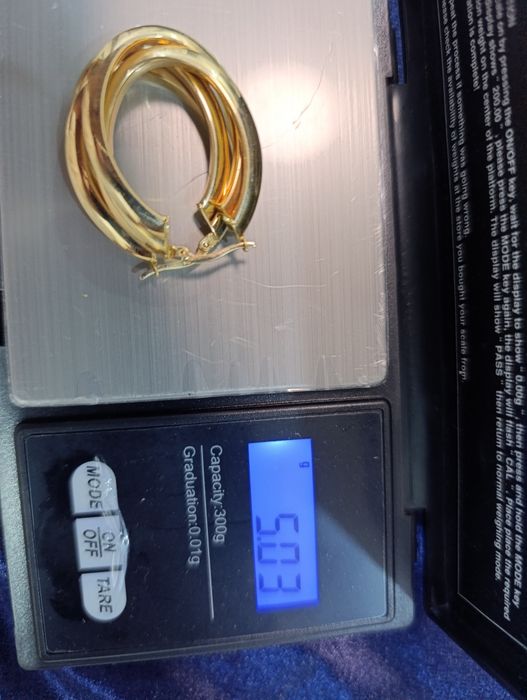 Arpaş ,Турецкая компания Тилла зирак,Золотые серьги, Проба 585, вес 5,