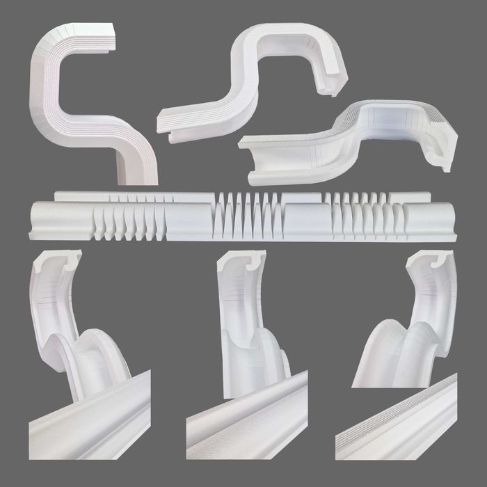 CNC taiat polistiren 2.2m baghete cornise profile panouri decorative