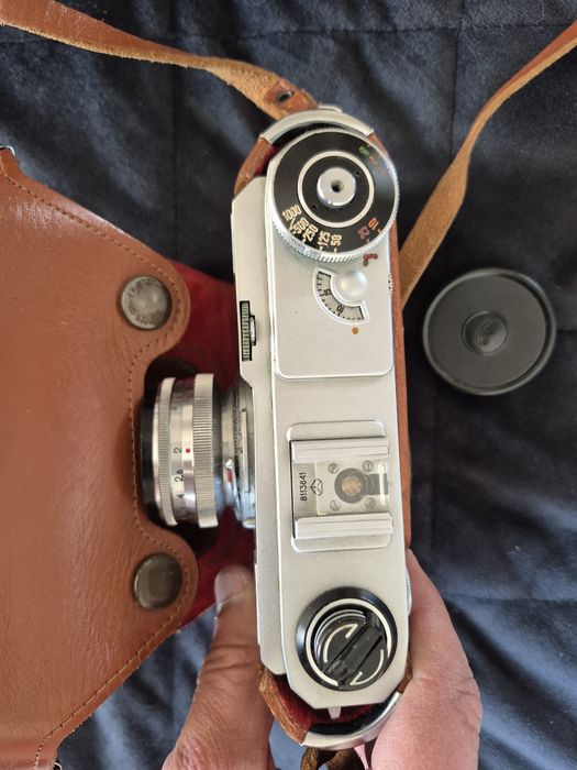 Rangefinder Kiev 4 cu obiectiv 50mm f2 si jupiter 9 85mm