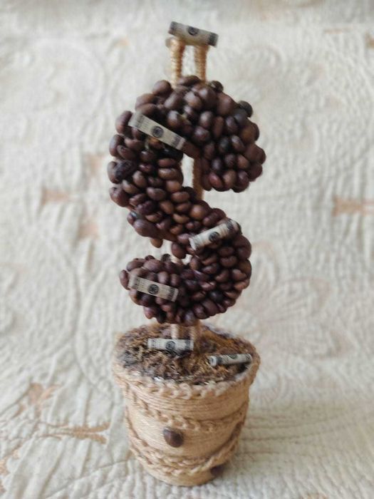 Подарок, сувенир,  Handmade  знак  доллар