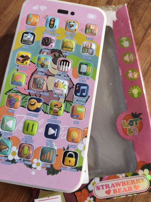 Детски смартфон на английски/ като нов/ със зарядно