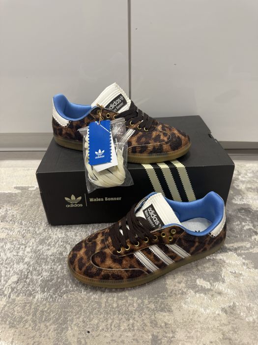 Adidas samba x wales bonner pony leopard