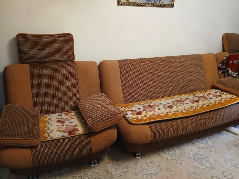 Диван раскладной, два кресла