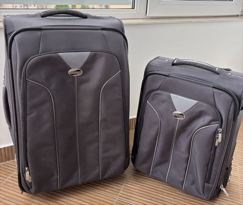 Set 2 trolere American Tourister by Samsonite - mare + cabină