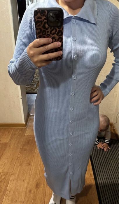 Платье трикотаж, двойка классика