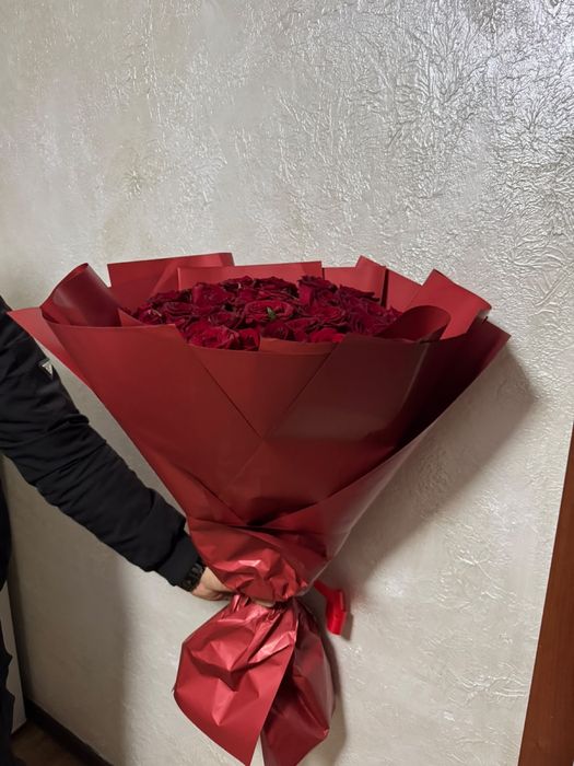 Букет из 51 розы 80 см
