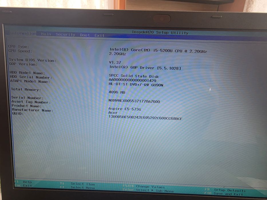 Лаптоп Acer Aspire E5-573G-55MH – i5 / GeForce 920M / 1TB HDD