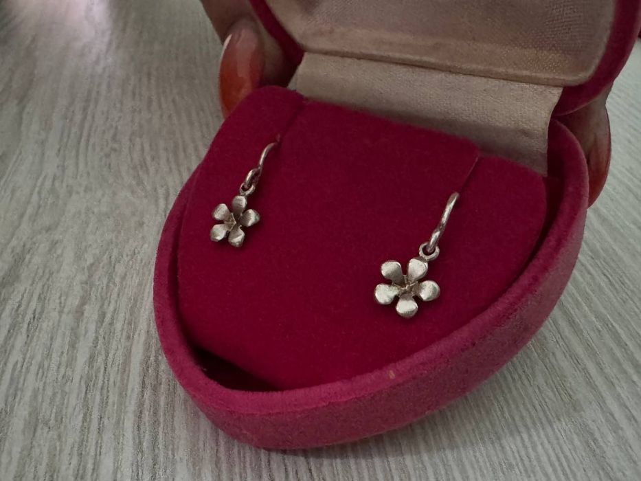 Серёжки серебряные детские