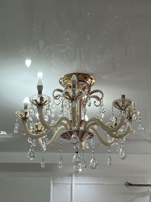 Продам люстру, богемское стекло