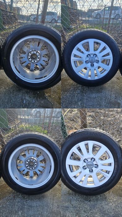 Vând jante audi R16 cu anvelope de vara