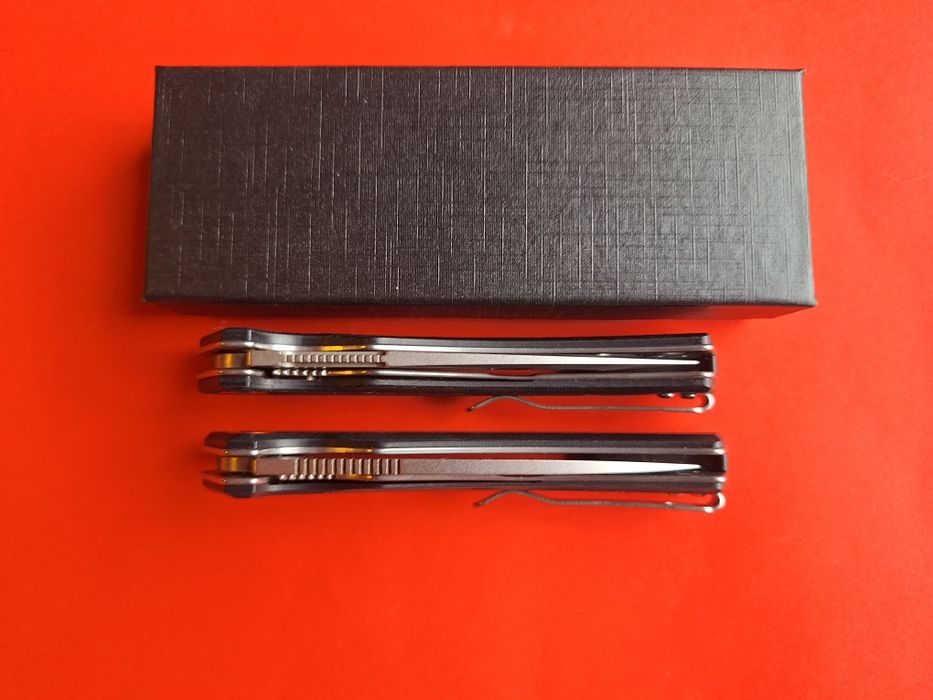 Сгъваем полуавтоматичен нож-стомана D2 (два модела острие)