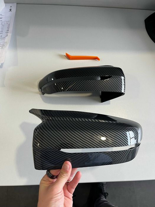 Capace Oglinzi M Carbon cu clipsuri Batman Bmw G20 G30 G11 G12 G15 G16