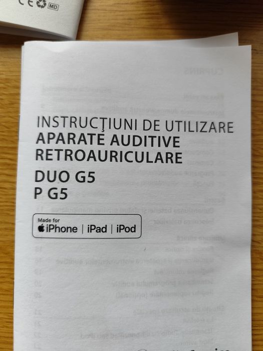 Aparat auditiv cu bluetooth Duo G5 PG5 NOU