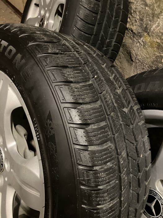 Джанти с гуми 16” 5х112 7.5j et35 225/55/16 мерцедес w211