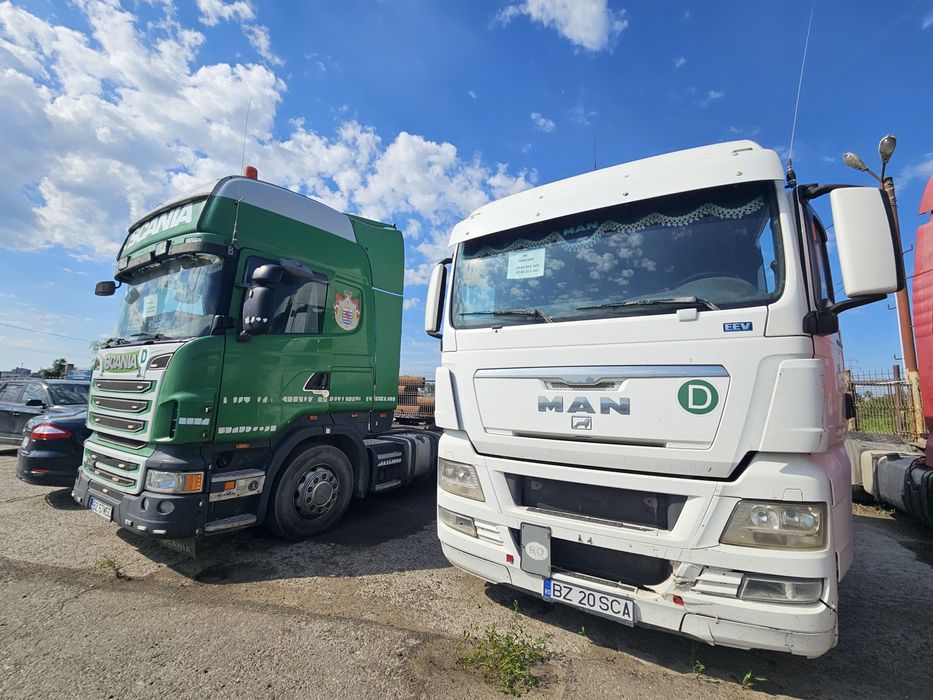 Se vinde Scania 8×4 si cap tractor